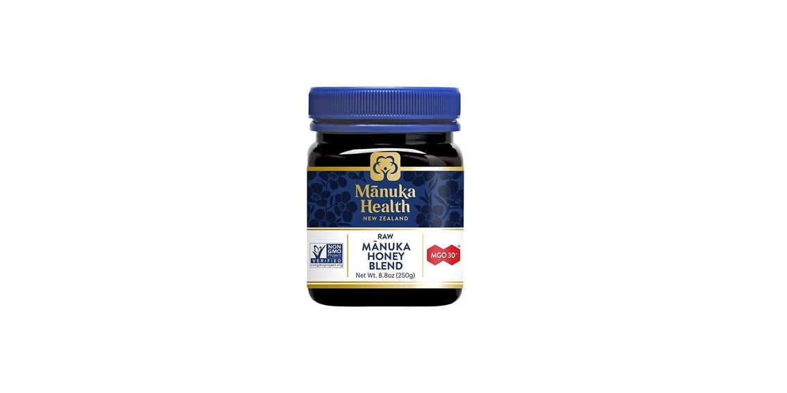 Manuka honey with natural antibacterial methylglyoxal